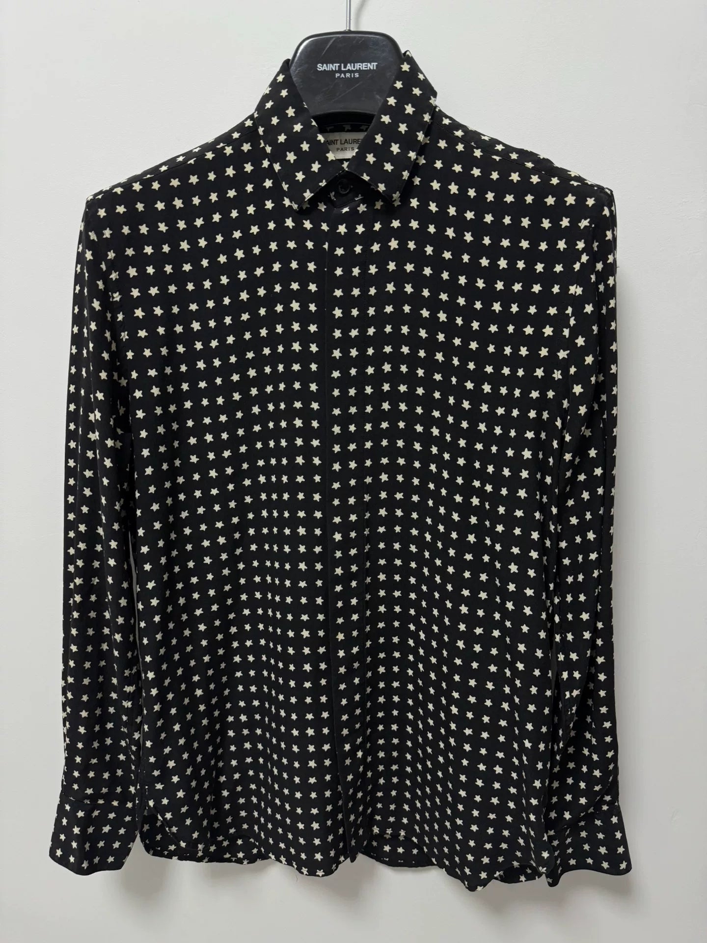 Saint Laurent Star Pattern Silk Shirt