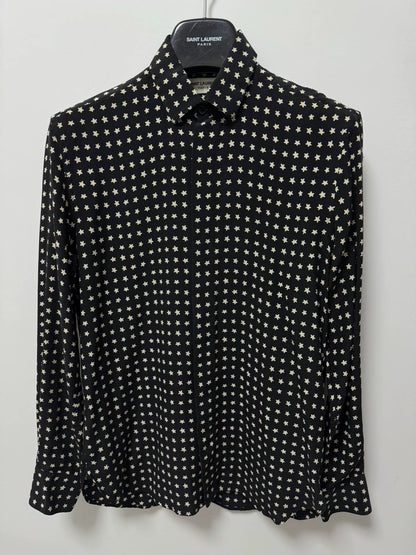 Saint Laurent Star Pattern Silk Shirt