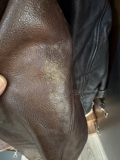 RRL Leather Jacket with Slight Wear