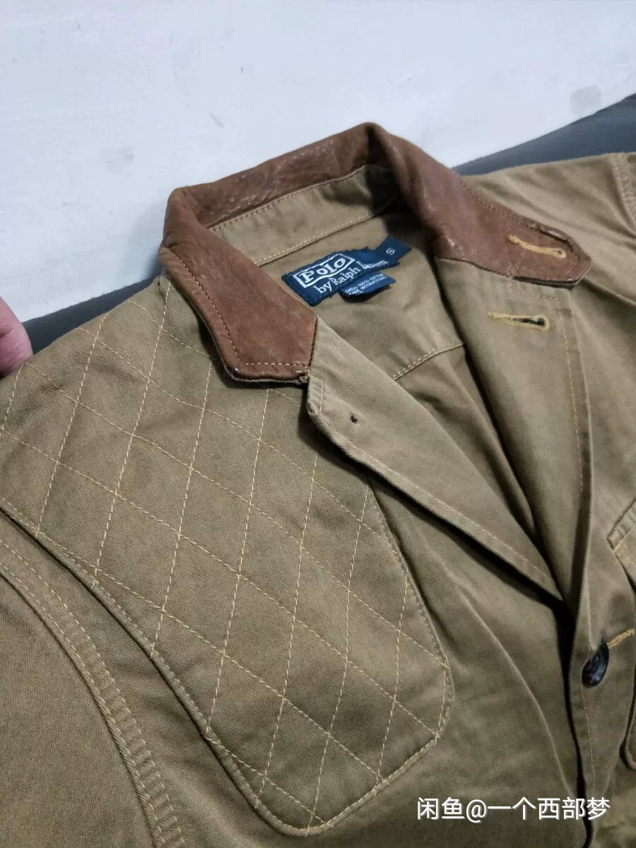 Ralph Lauren Leather Patch Hunting Jacket