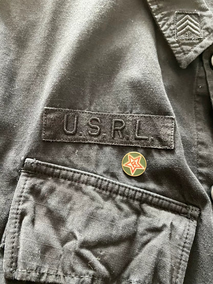 black military style M65 jacket