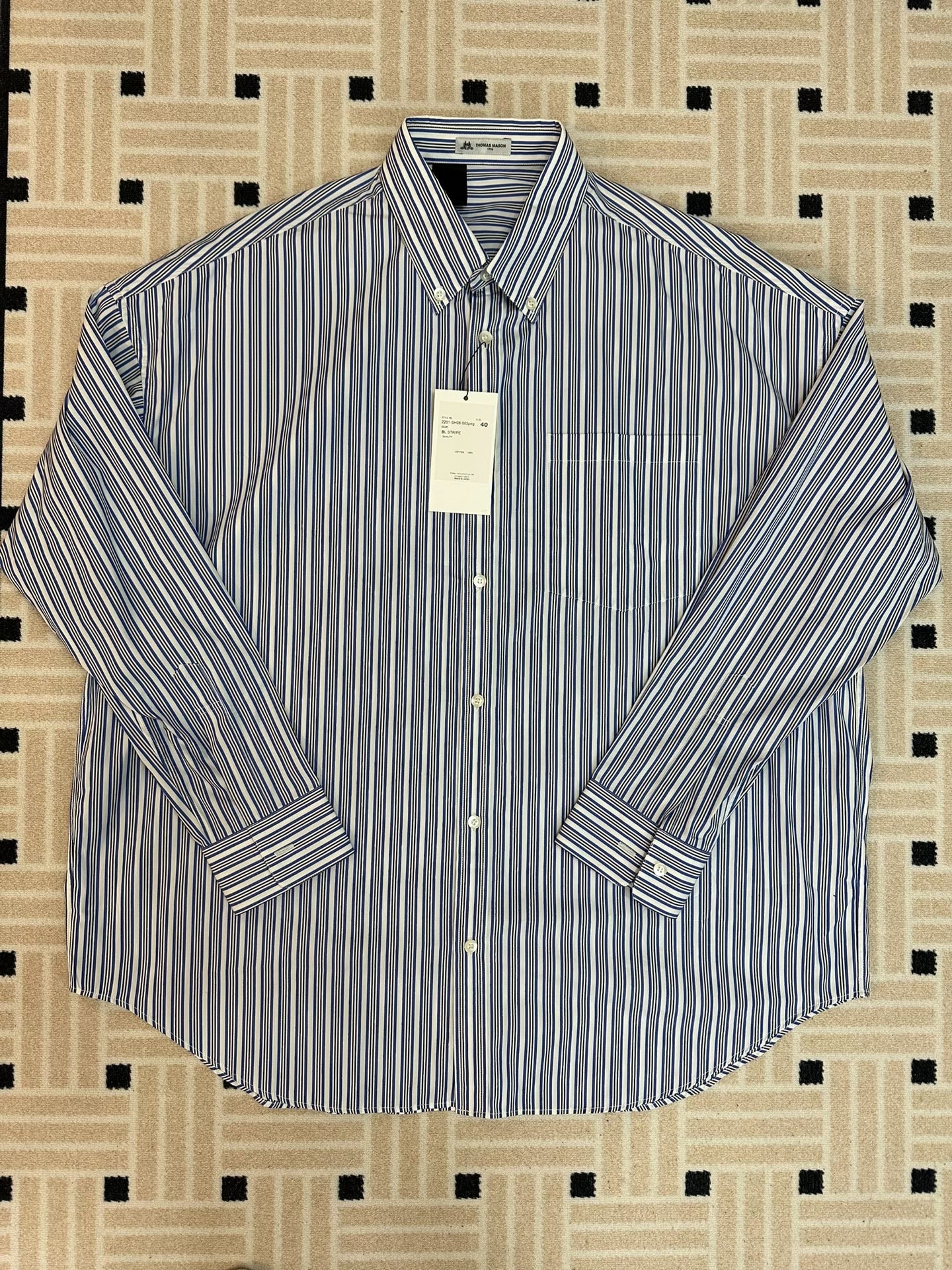 N.HOOLYWOOD x THOMAS MASON Striped Shirt