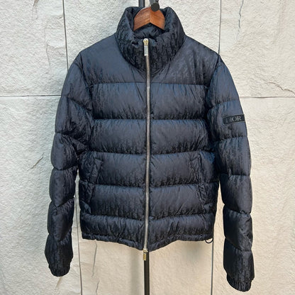 dior black monogram puffer jacket