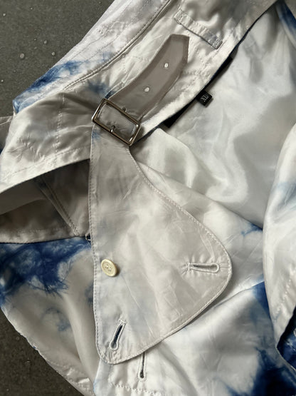 comme des garçons homme plus blue porcelain coat