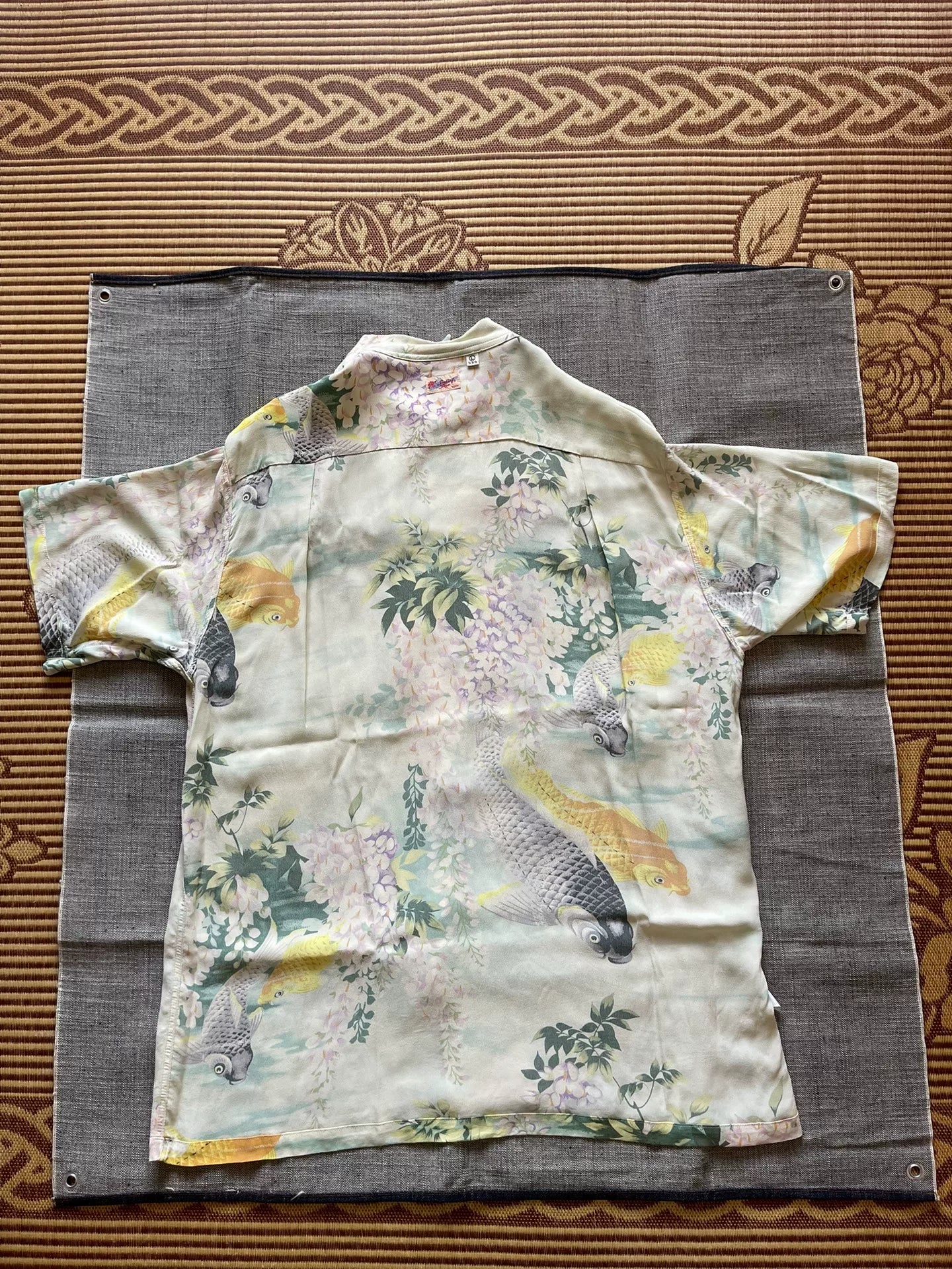Sun Surf Koi Wisteria Hawaiian Shirt