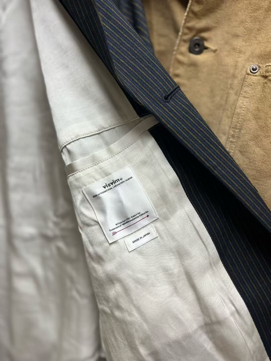 Visvim Hammons JKT Santome Navy Blazer