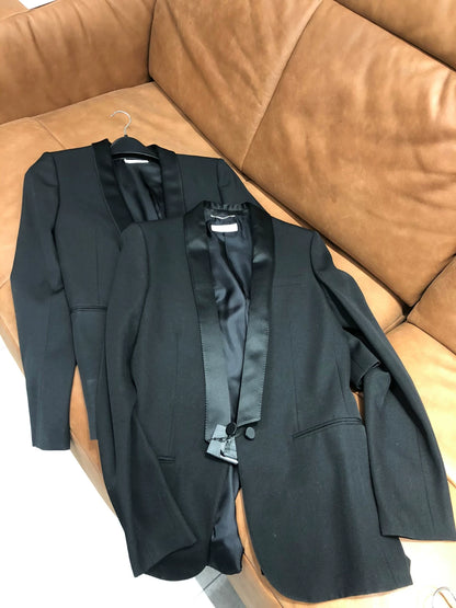 Saint Laurent Black Formal Blazer