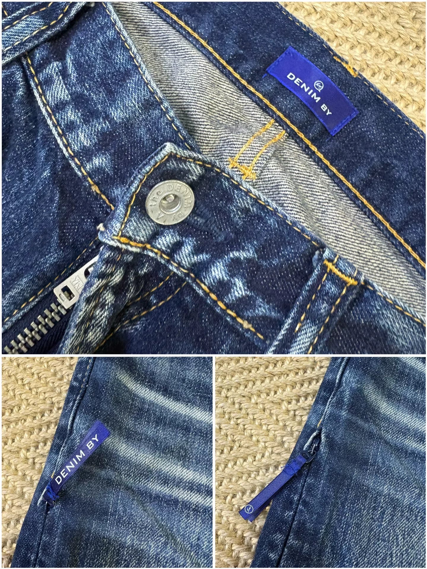 Vanquish & Fragment Washed Cropped Jeans