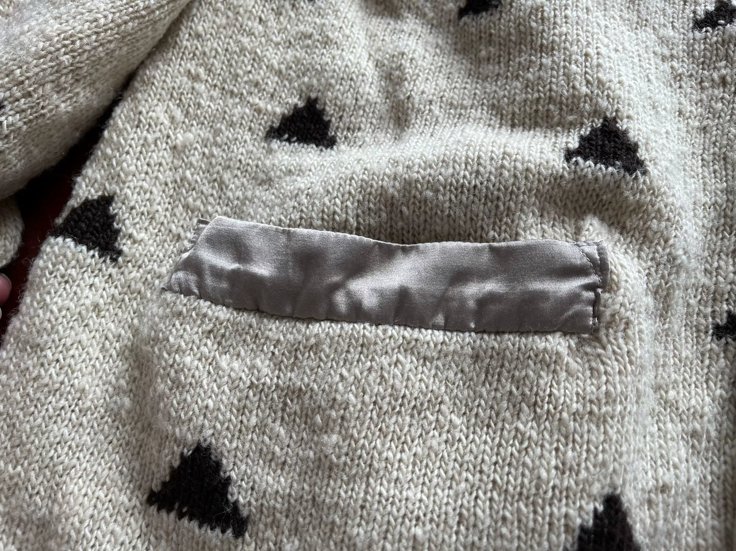 VISVIM SELMER LONG TRIANGLE CARDIGAN