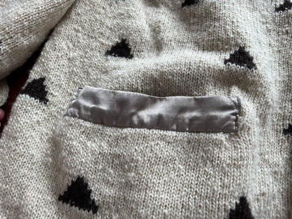 VISVIM SELMER LONG TRIANGLE CARDIGAN