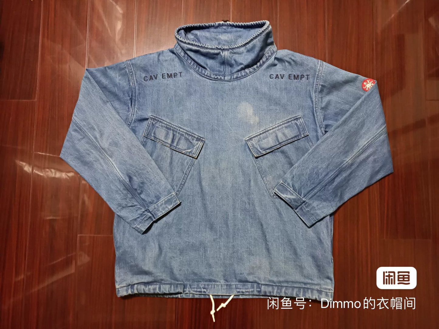 Cav Empt CE Wash Denim Pullover Jacket