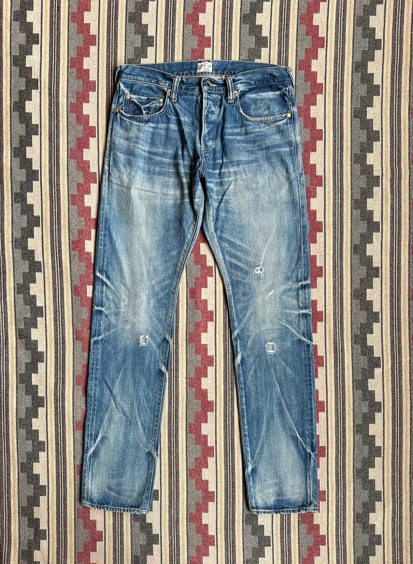 Prps Noir Heavily Washed Distressed Jeans