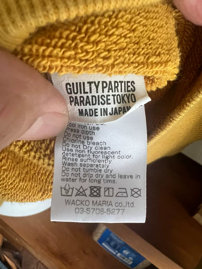 wacko maria guilty parties hoodie in yellow