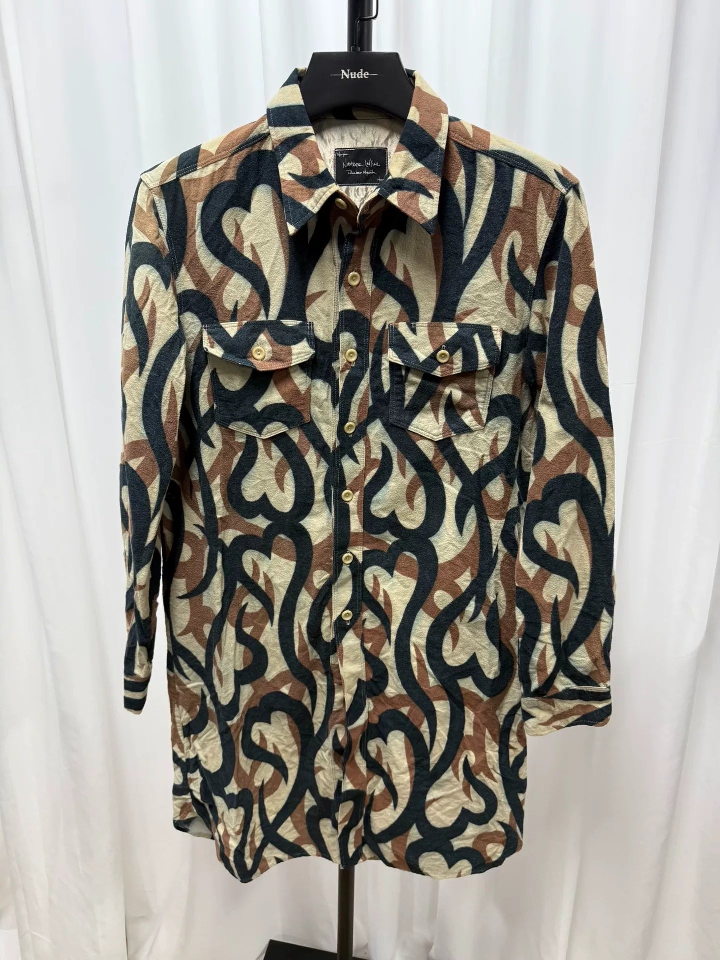 Artistic Pocket Shirt in Wool Blend