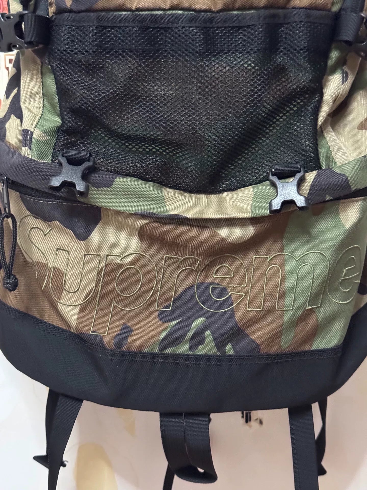 supreme 39th contour backpack woodland camo