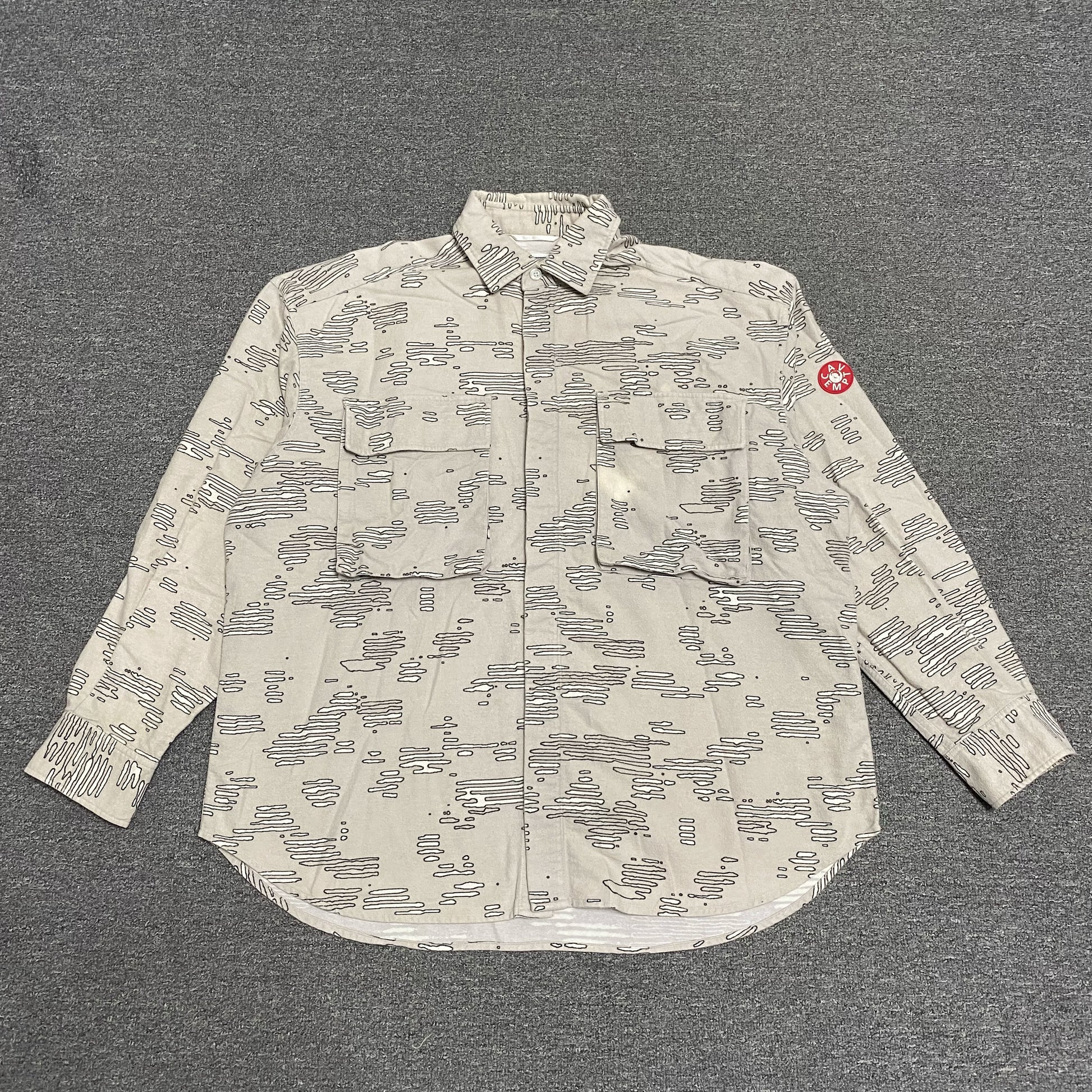 CAVEMPT Flannel Shirt Jacket