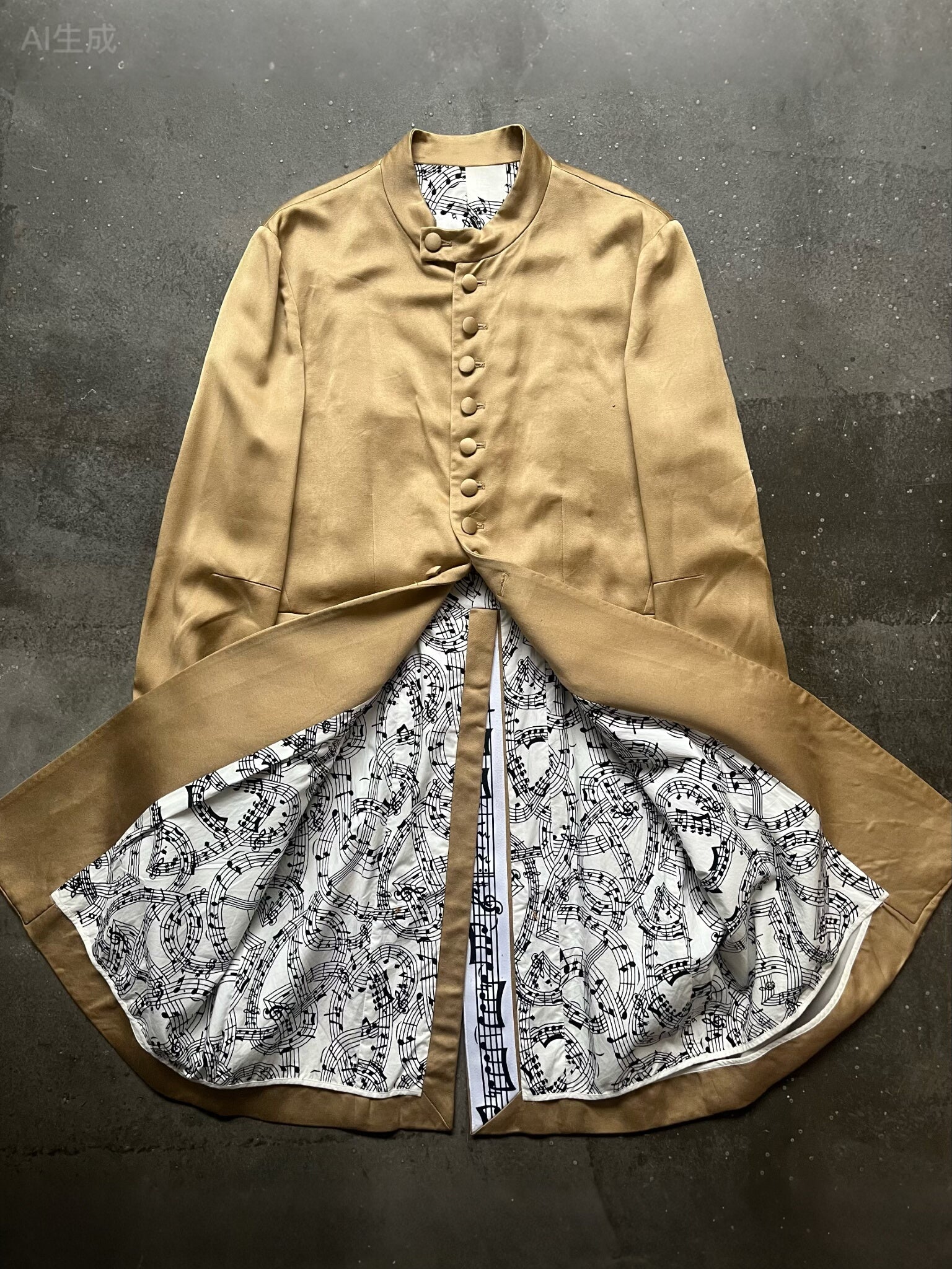 Number Nine 07SS Musical Note Coat