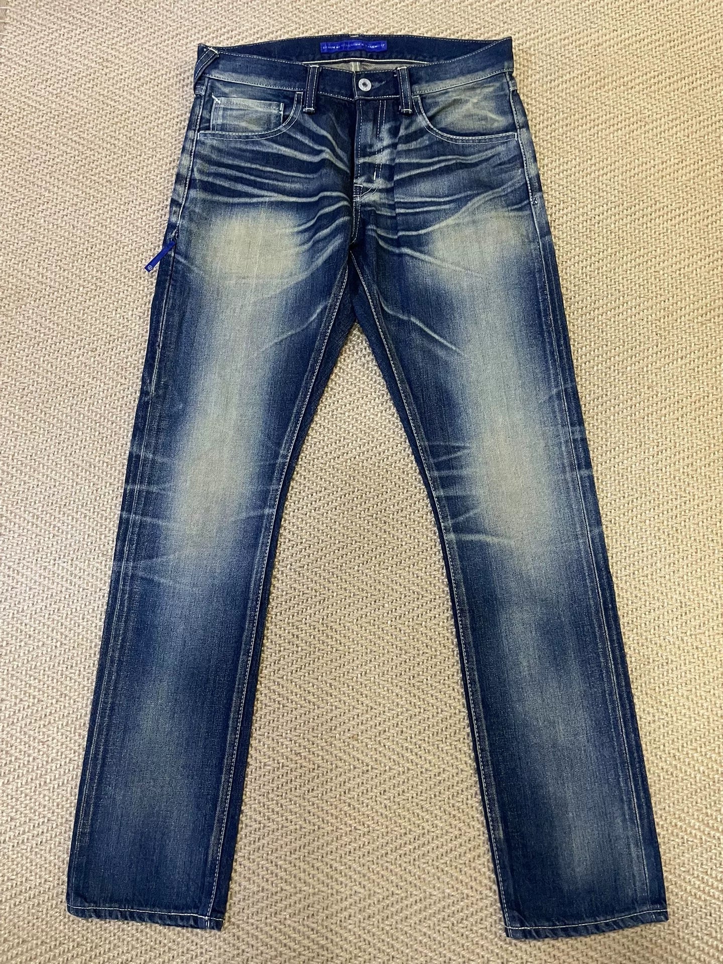 vanquish fragment vintage wash denim jeans