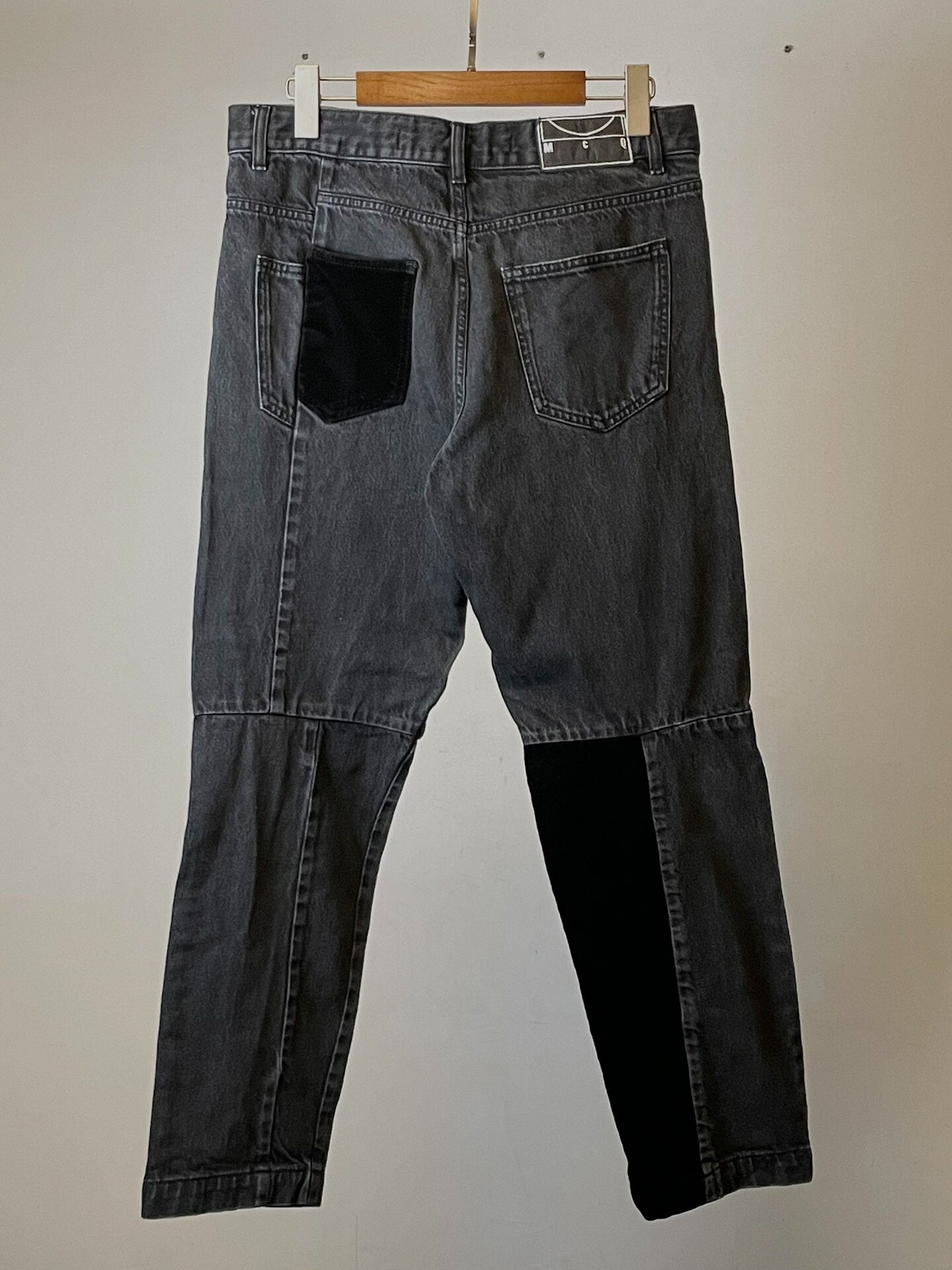Alexander McQueen Velvet Denim Pants