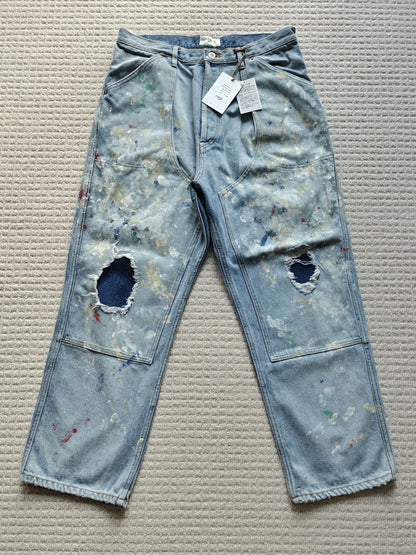 HERILL Light Blue Denim Painter Pant