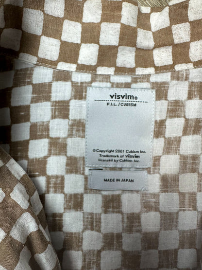 visvim duke checkerboard short sleeve shirt