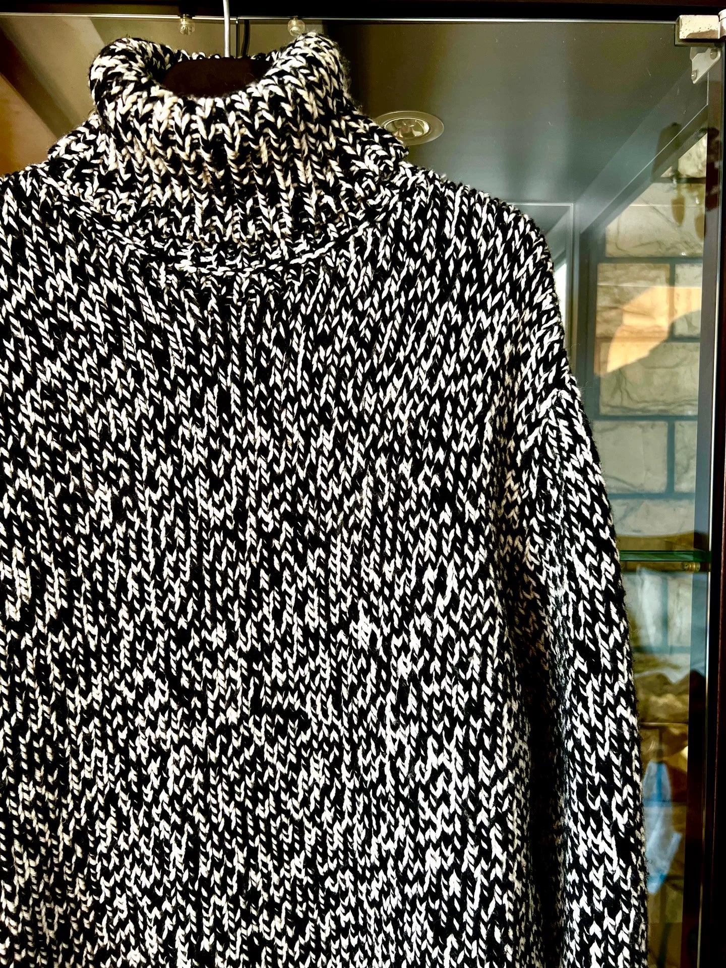 saint laurent high-neck wool sweater