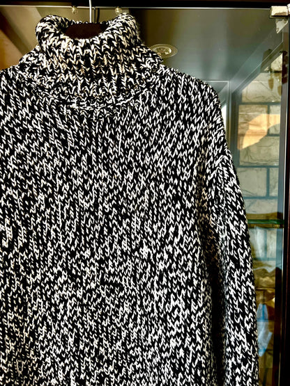 saint laurent high-neck wool sweater