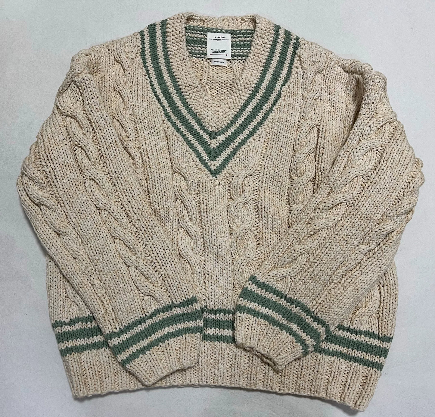 VISVIM 23SS V-COLLEGIUM HAND-KNIT