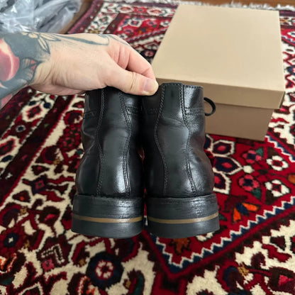 visvim nelson plain toe leather boots