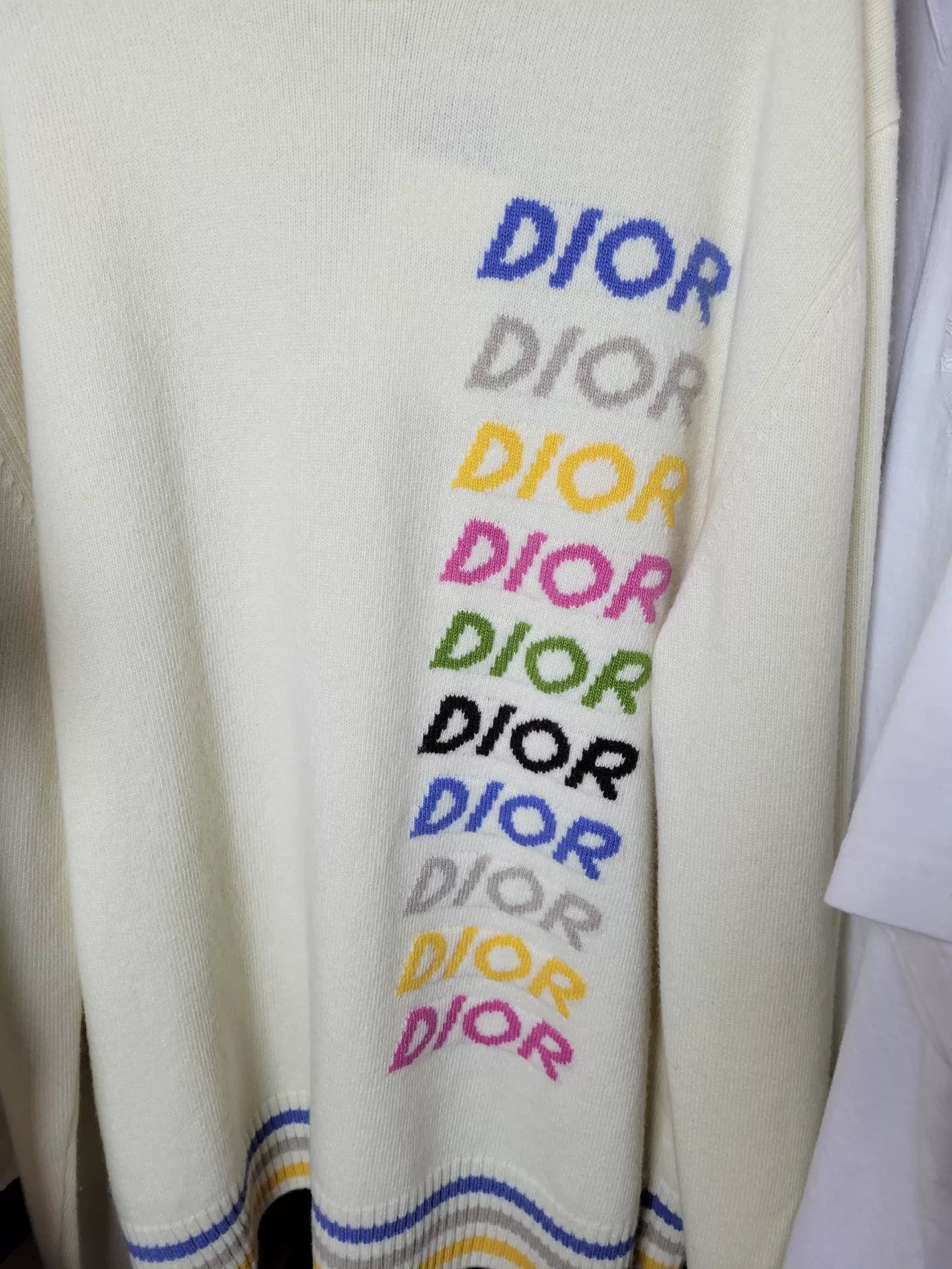 Dior Rainbow Logo Sweater