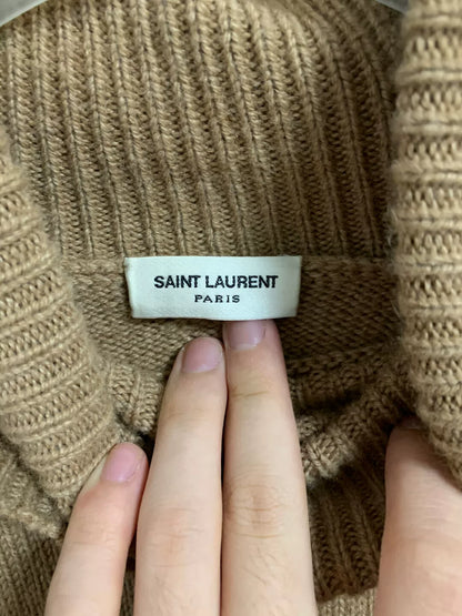 Saint Laurent Beige Turtleneck Sweater