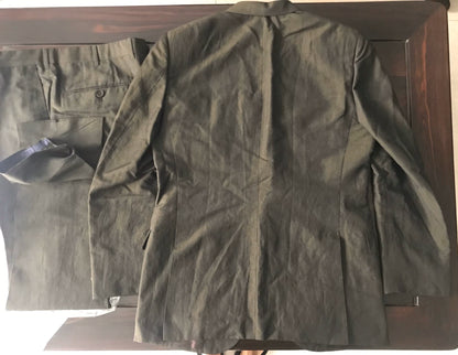 zegna high-end handmade suit set size 50