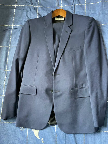 Saint Laurent Dark Blue Wool Suit