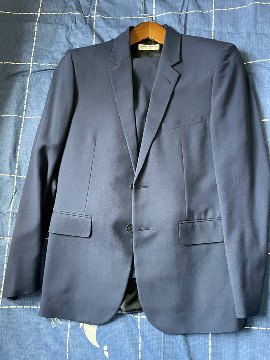 Saint Laurent Dark Blue Wool Suit