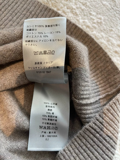 dior artist collaboration cashmere sweater