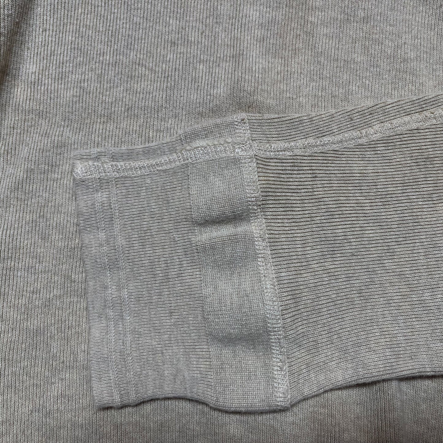 beige long sleeve RRL sweatshirt