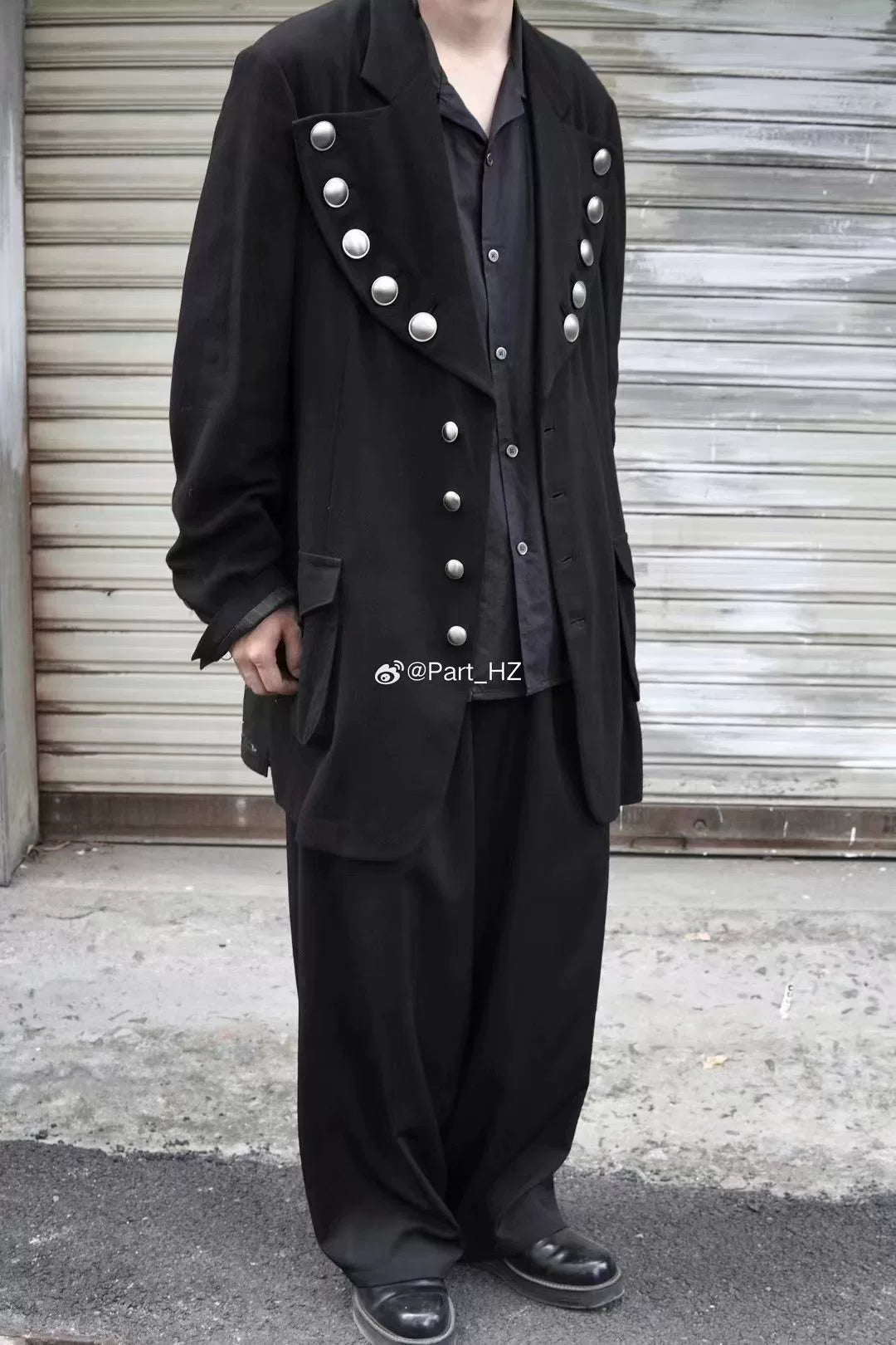 Yohji Yamamoto S/S 2022 Silver Button Jacket