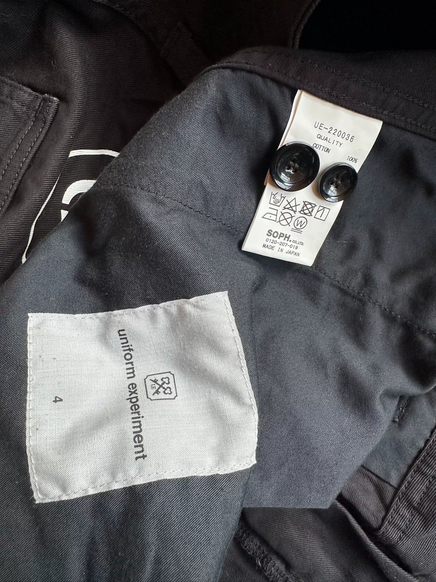 tapered utility pants made in japan