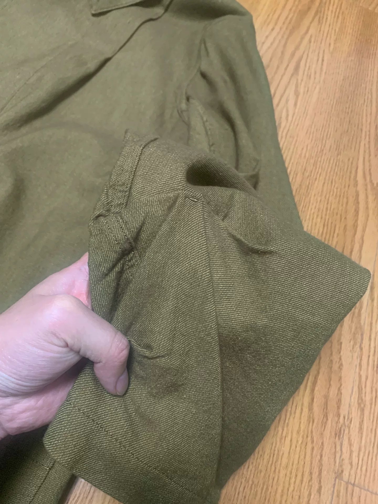visvim 18aw ayres coat in olive