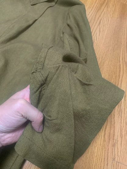 visvim 18aw ayres coat in olive
