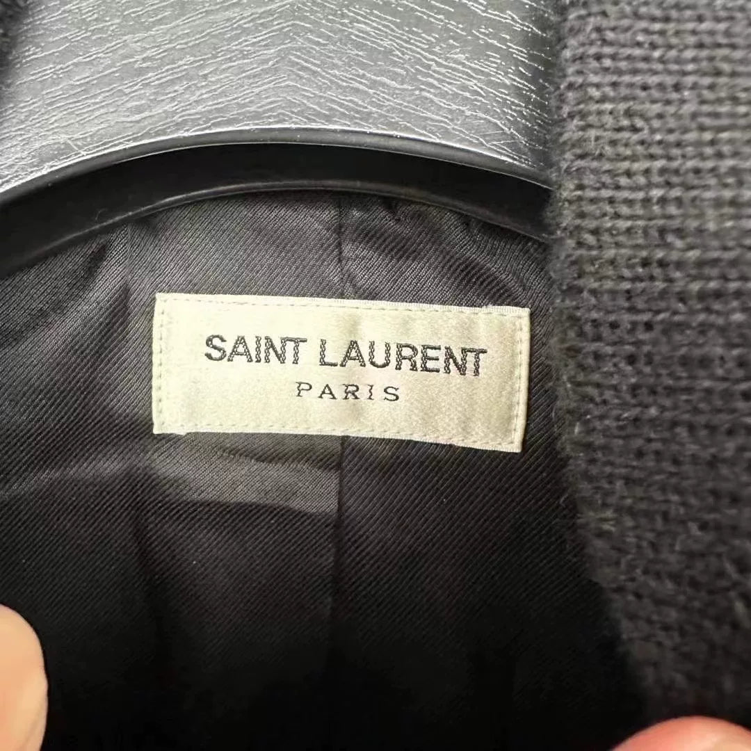 Saint Laurent SLP Gray Baseball Jacket