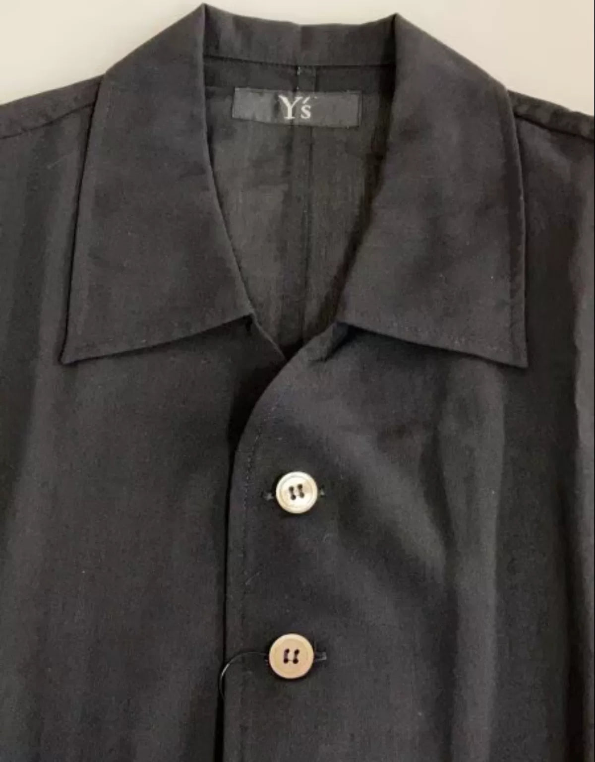 Y's Yohji Yamamoto Wool Sleeveless Shirt