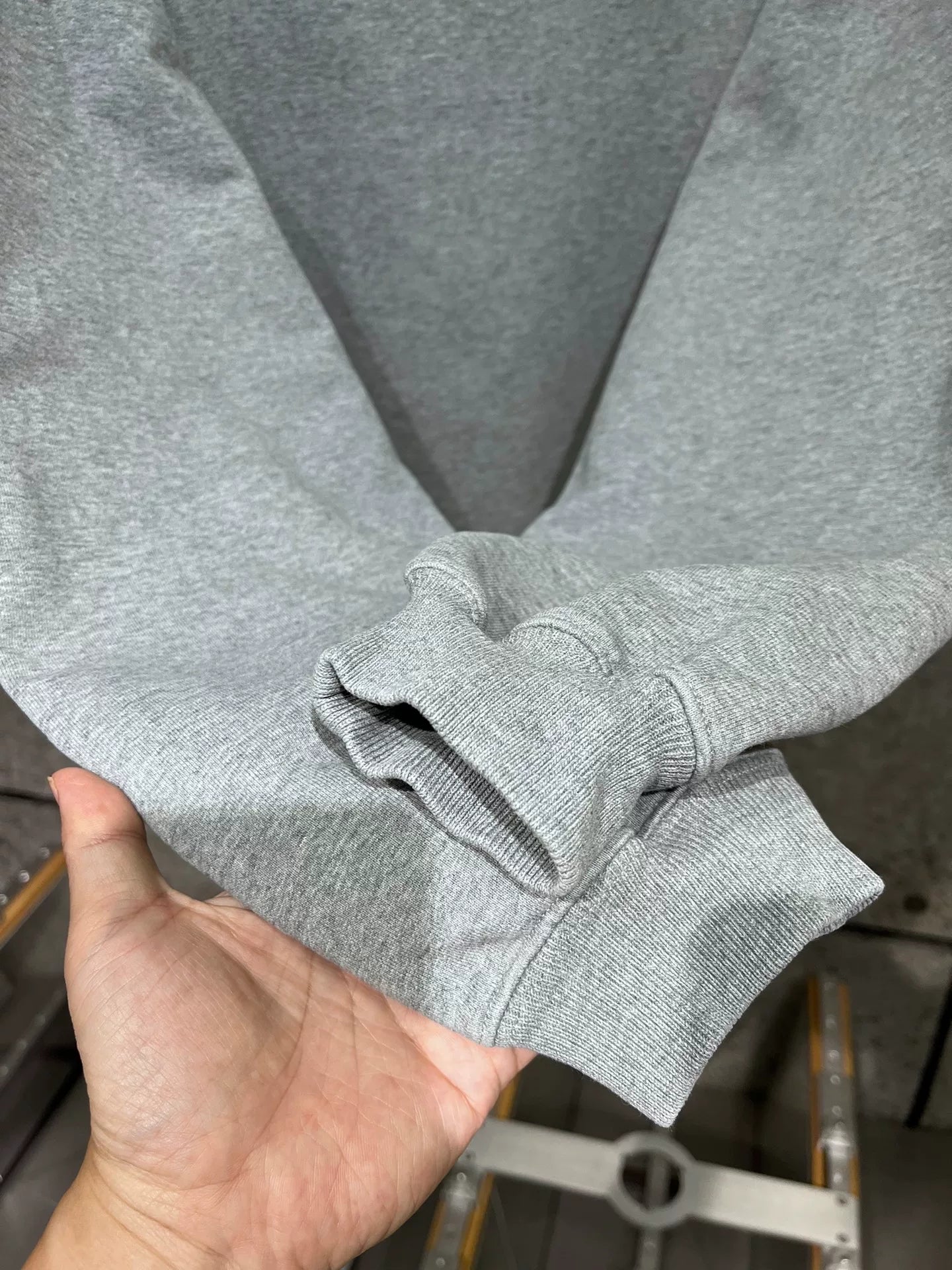 Balenciaga Gray Crewneck Logo Sweatshirt M