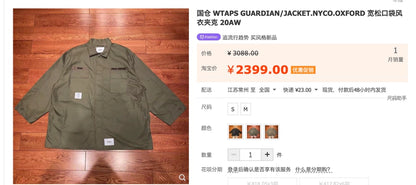WTAPS 20AW GUARDIAN Trench Coat