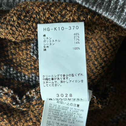 yohji yamamoto graffiti silk sweater