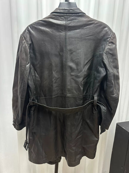 Yohji Yamamoto Leather Coat for Women