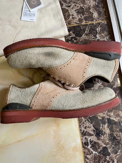 VISVIM PATRICIAN SUEDE-FOLK Low-Top Boots