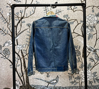 Visvim 101 Damaged Patchwork Denim Jacket