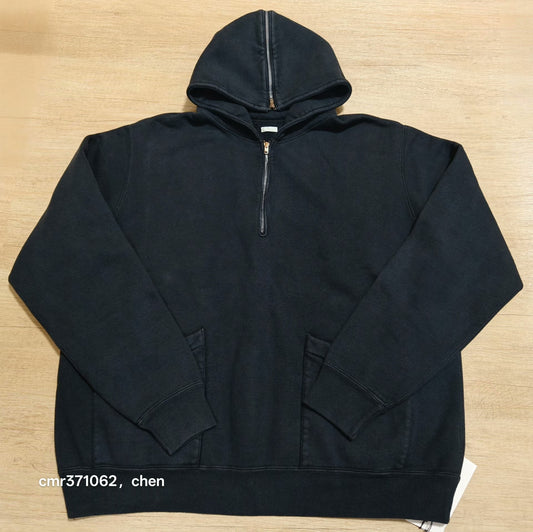 A.PRESSE Vintage Sailor Half Zip Hoodie