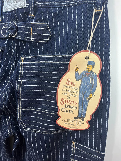 Freewheelers Striped Work Trousers 30*34